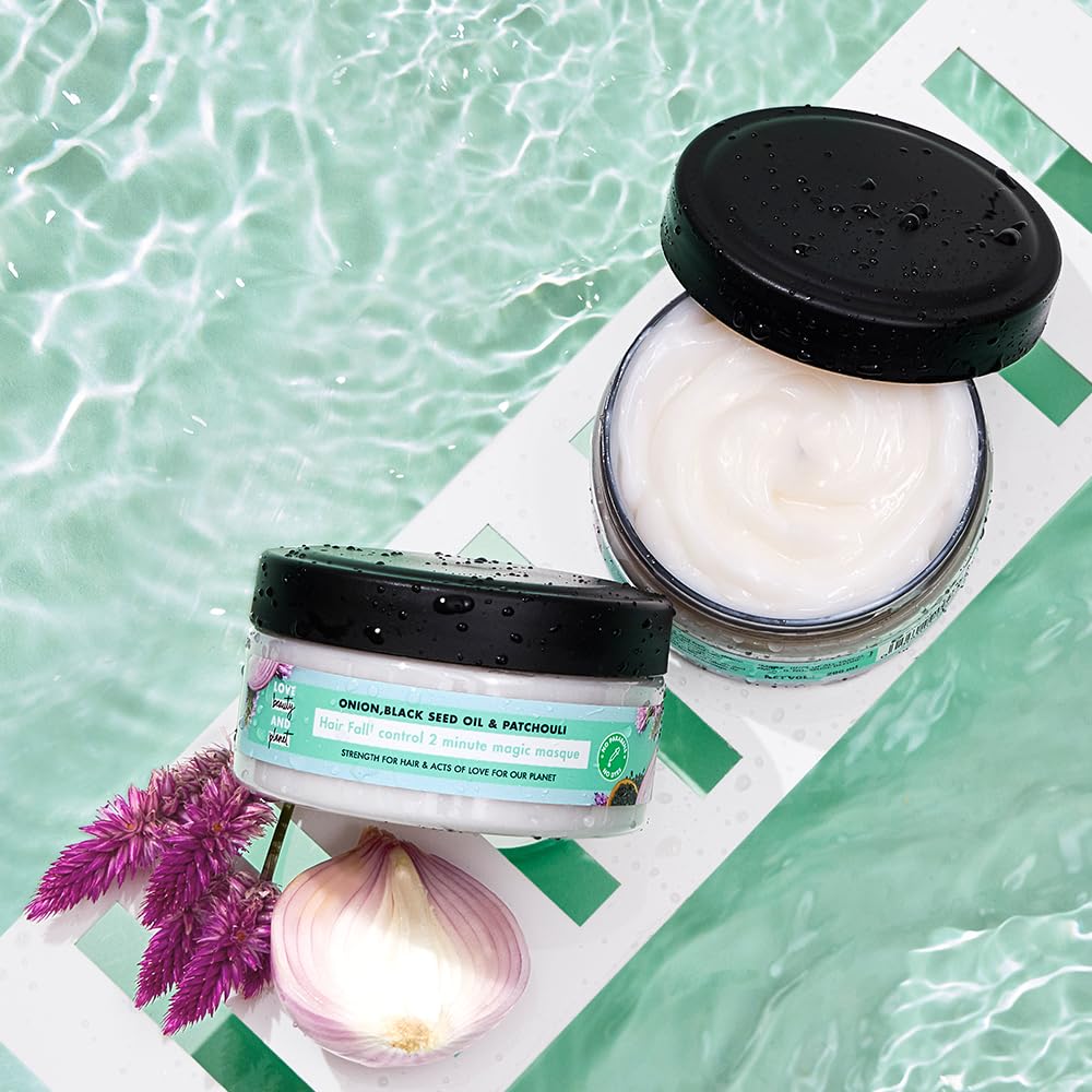 Love Beauty & Planet Onion, Black Seed & Patchouli Magic Mask for Hair Fall ControlINo Sulfates,No Paraben|200ml