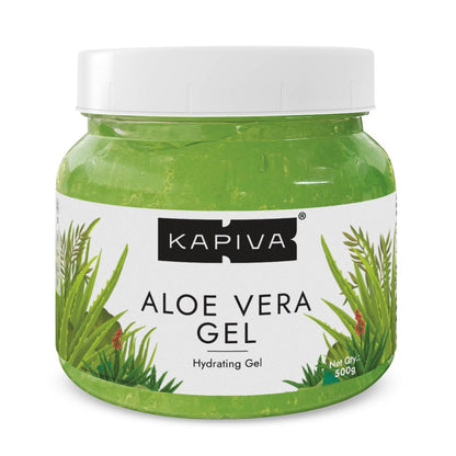 Kapiva Pure Aloe Vera Skin Gel For Face & Hair | Hydrating, Moisturizing, Soothing Skin | Multipurpose Gel