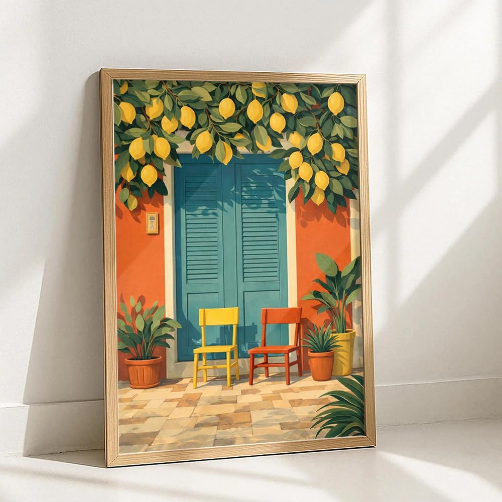 bohemian painting for house, paintings for living room & wall painting for bedroom wall decor - (13x17 Inch boho wall art, Paintings for home decor)