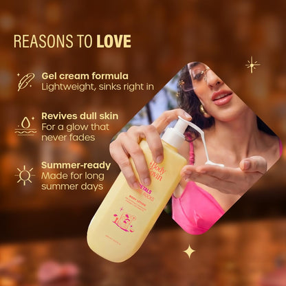Plum BodyLovin’ Petals On The Rocks Body Lotion | Renewing & Reviving Body Lotion | Lightweight Hydration | Sakura Extract, Hydrolysed Collagen & Chia Seed Oil | Citrus Floral Fragrance | 400 ml