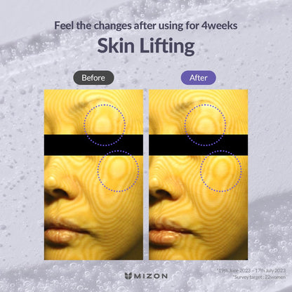 MIZON Hyalugen Le Lift Serum with Hyaluronic Acid and Marine Collagen for Fine Lines Total Face Care Youthful Skin Refreshing Lifting Korean Skincare - 30 ml