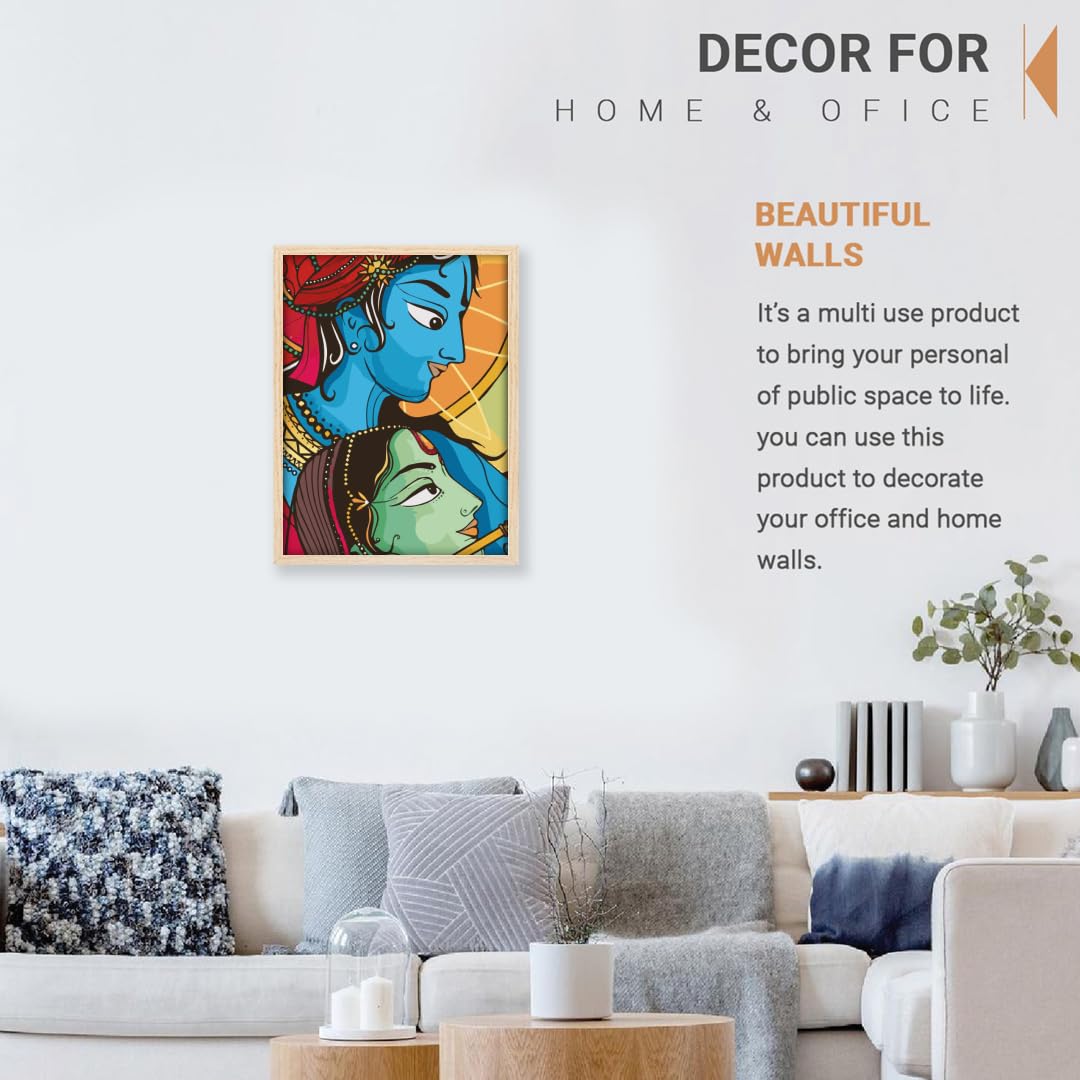 framed wall painting for wall decoration/wall framed for home decor/office decor (theme - minimal) ''single frame'' set of 1 (10x13 inches) (10x13 inches, ART 75.4)
