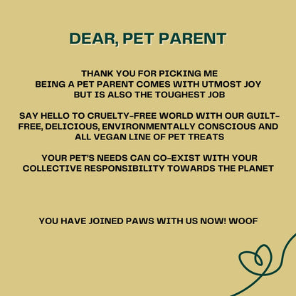 PAWS FOR GREENS Vegan Dog Treats, 100% Natural Plant-Based & Gluten-Free Crunchy Biscuits, Healthy Meat-Free Snacks for Dogs, Vegetarian Training Treats for All Breeds, 100g