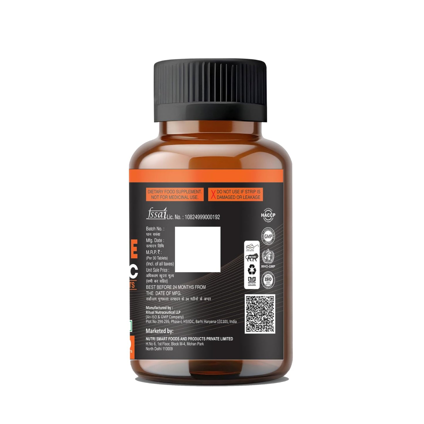 L-Glutathione 500mg + Vitamin C | Advanced Antioxidant & Skin Glow Tablets, Detox Support, Enhance Skin Brightness (500mg) | 30 Tablets (Pack of 1)