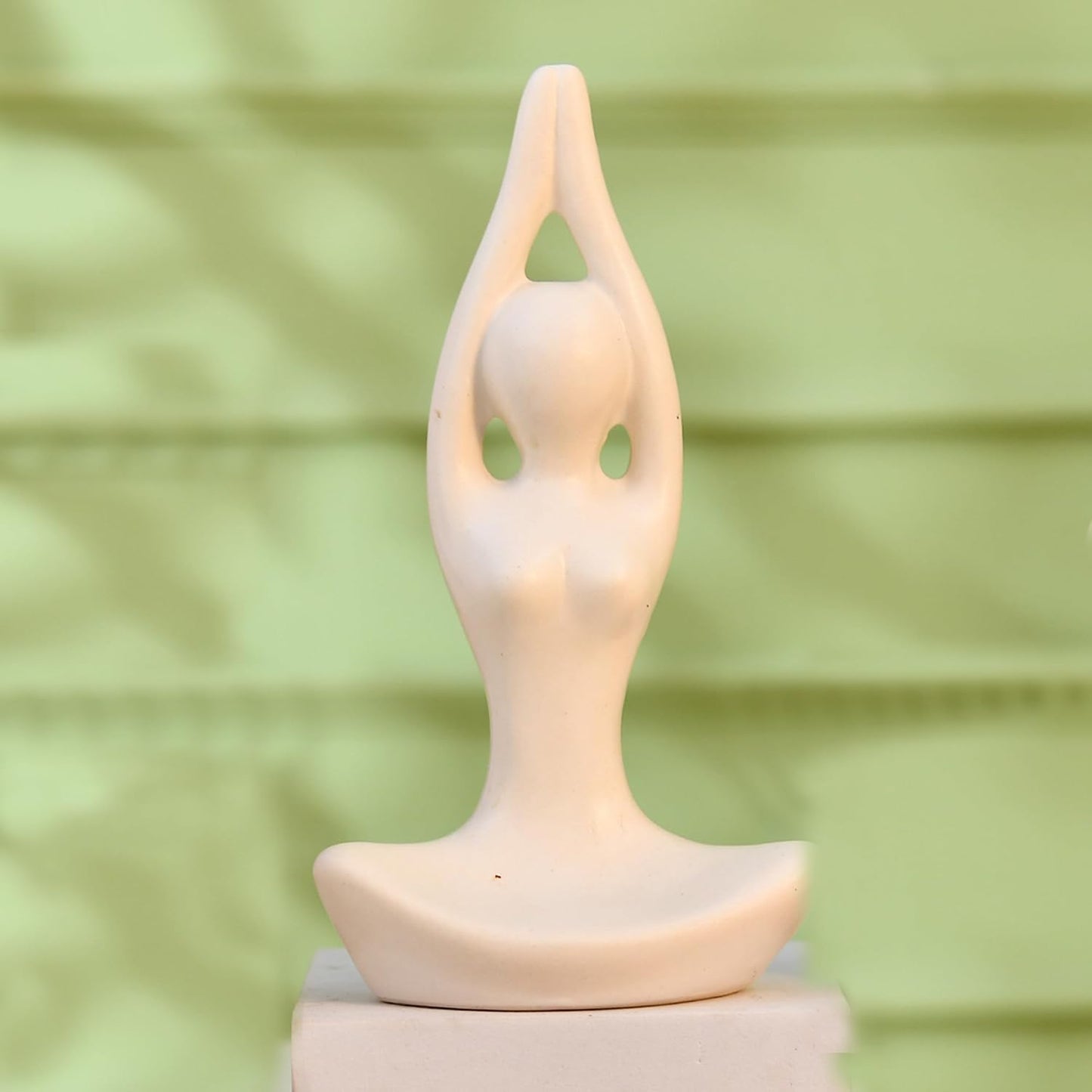 CraftVatika Home Decor Decoration Items for Living Room, Modern Art Lady Yoga Posture Set of 3, Decorative Showpiece Gift for Women, Housewarming Wedding Gifts, Office Shelf Decorations