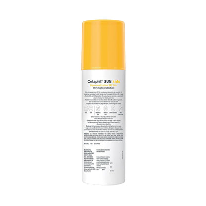 Cetaphil Sun Kids Liposomal Lotion SPF 50+ 150 ml– Very High Protection Broad-Spectrum UVA/UVB Sunscreen for Kids - Water-Resistant, Hypoallergenic & Fragrance-Free - Liposomal Hydrating Lotion for Sensitive Skin