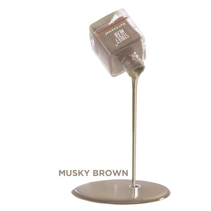 Street Wear Nail Enamel, Musky Brown, 8ml