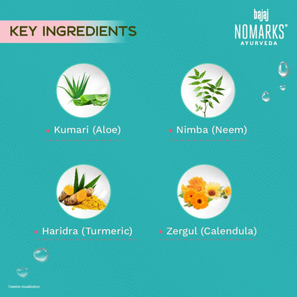 Bajaj Nomarks Ayurveda Cream for Normal Skin,25gm