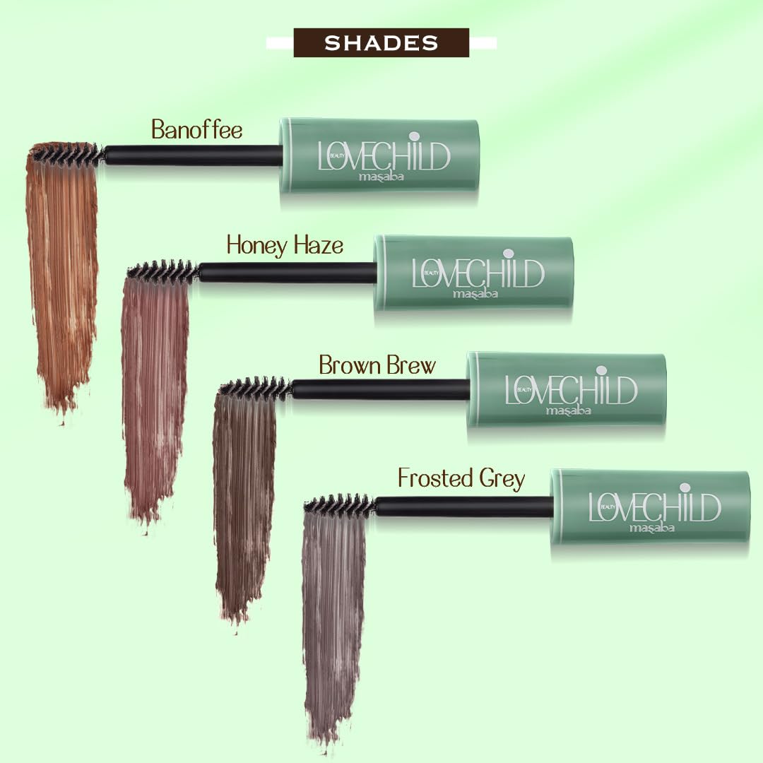 Lovechild Masaba Brow-Me Points Tinted Brow Gel - Brown Brew, 5ml
