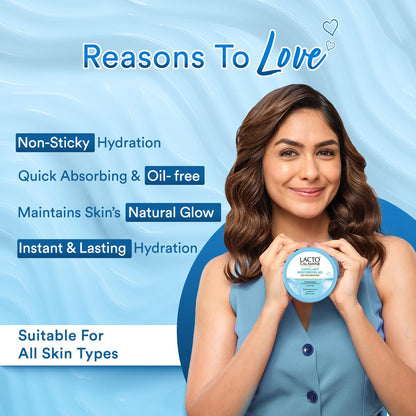 Lacto Calamine Super Light Moisturizer for Face | 150g | Moisturiser for Oily Skin with Niacinamide, Hyaluronic Acid | Face Moisturizer with 300% Instant Hydration, 90% Stronger Moisture Barrier