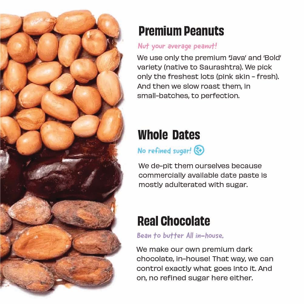 The Whole Truth - Dark Chocolate Peanut Butter | 325 Gm | Crunchy | High Protein | No Artificial Sweeteners | No Palm Oil | Vegan | Gluten Free | No Preservatives | 100% Natural