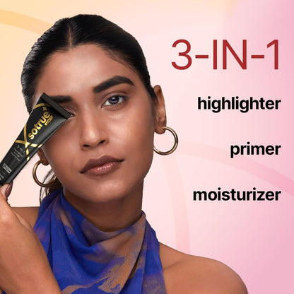 Sotrue Strobe Cream Combo Pack of 2, Gold and Pink - 30gm Each | Primer + Highlighter + Moisturizer | Intense Hydration | Flawless Radiant Dewy Skin | Illuminating & Glowing Makeup Base
