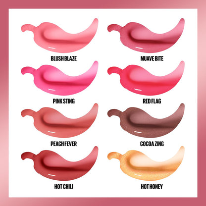 Maybelline New York Lifter Plump, Plumping Lip Gloss, Hot Chili | 30% Instantly Plumper Look