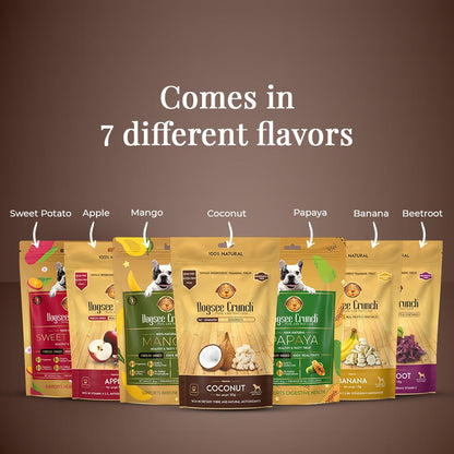 Dogsee Crunch Coconut Training Treats for Dogs - 50g Real Coconuts | for Better Digestive Health | Freeze-Dried Training Treats