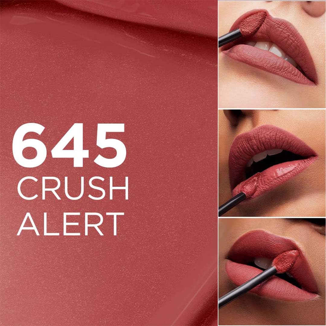 L’Oreal Paris Infallible Matte Resistance Liquid Lipstick- 645 Crush Alert, 5ml