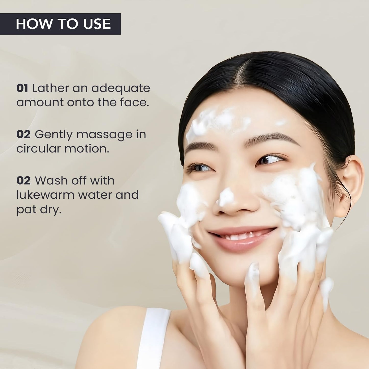O3+ Mijoo Korea Rice Water Bright Foaming Cleanser 100ml for Korean Glass Skin