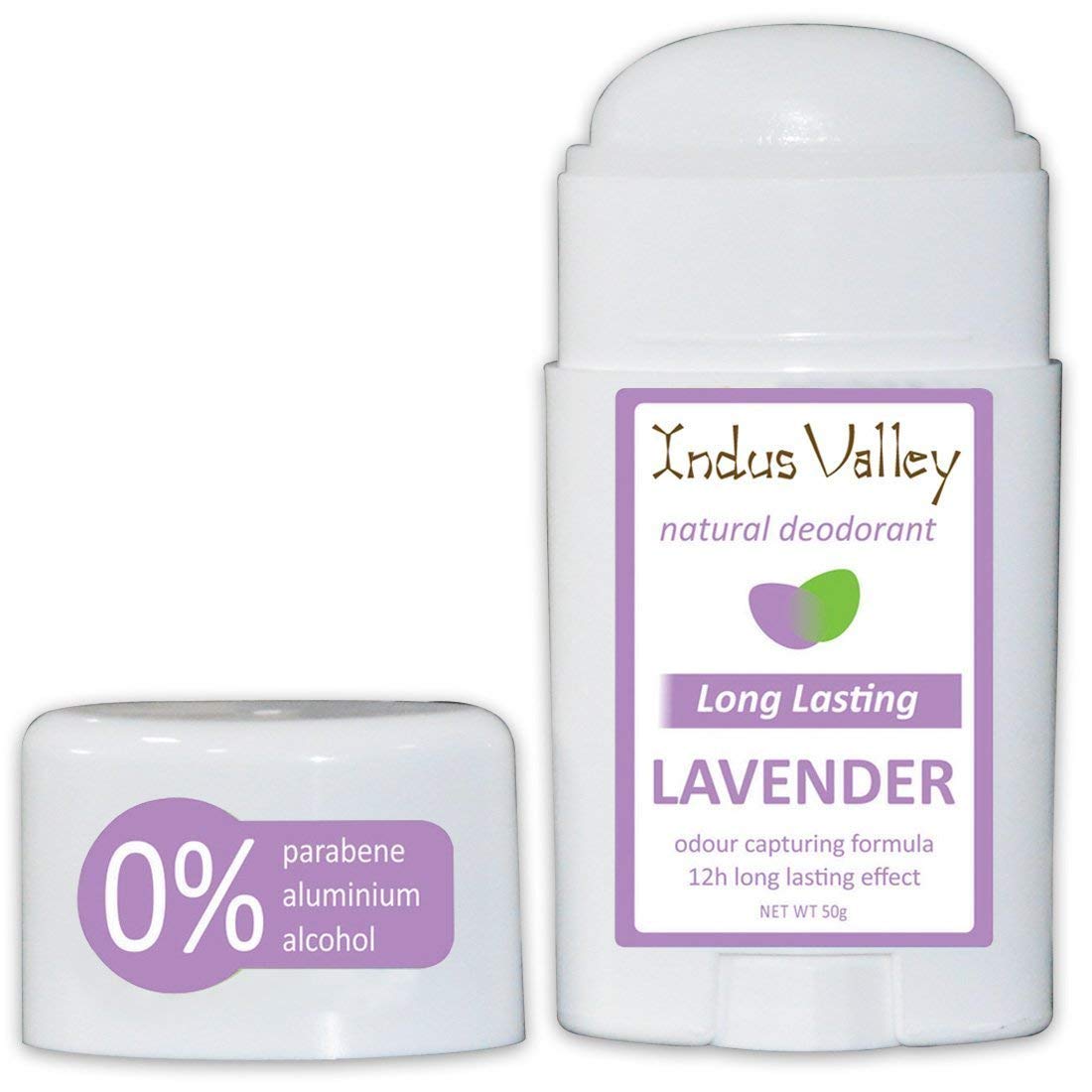 INDUS VALLEY Lavender Deodorant Stick for Unisex, 50g