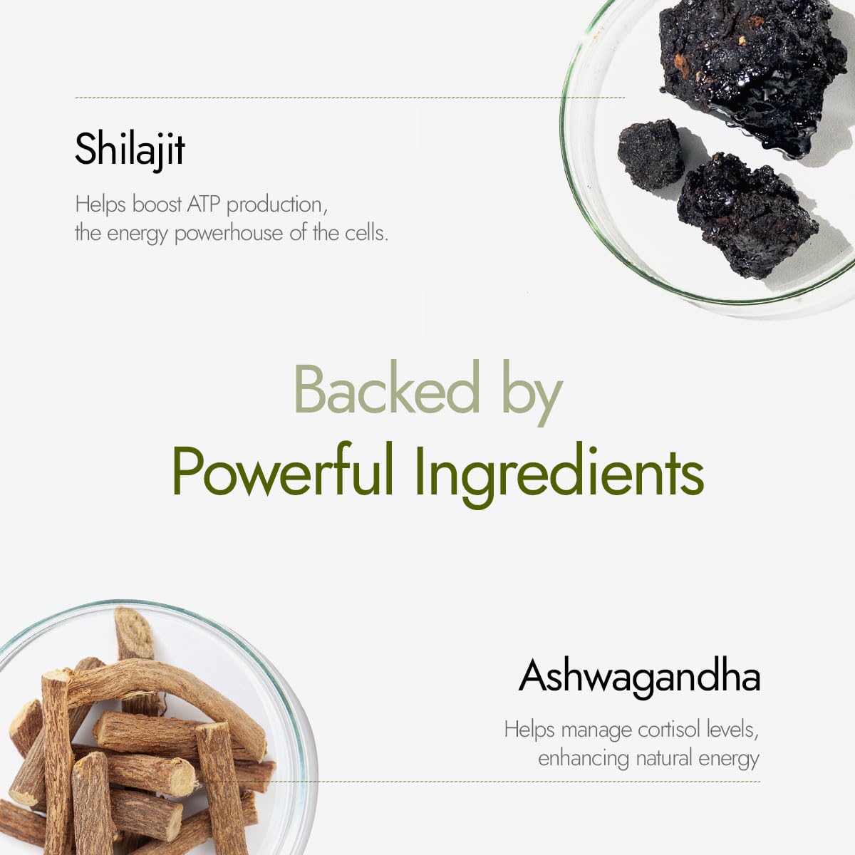 Kapiva Shilajit Energy Mix | Badam Flavour | Energy Drink for Men | Natural Nutritional Supplement |60% + Fulvic Acid, 80+ Minerals | Pure Himalayan Shilajit, Ashwagandha, 5g Protein | Improves Daily Energy, Stamina and Focus| 400g