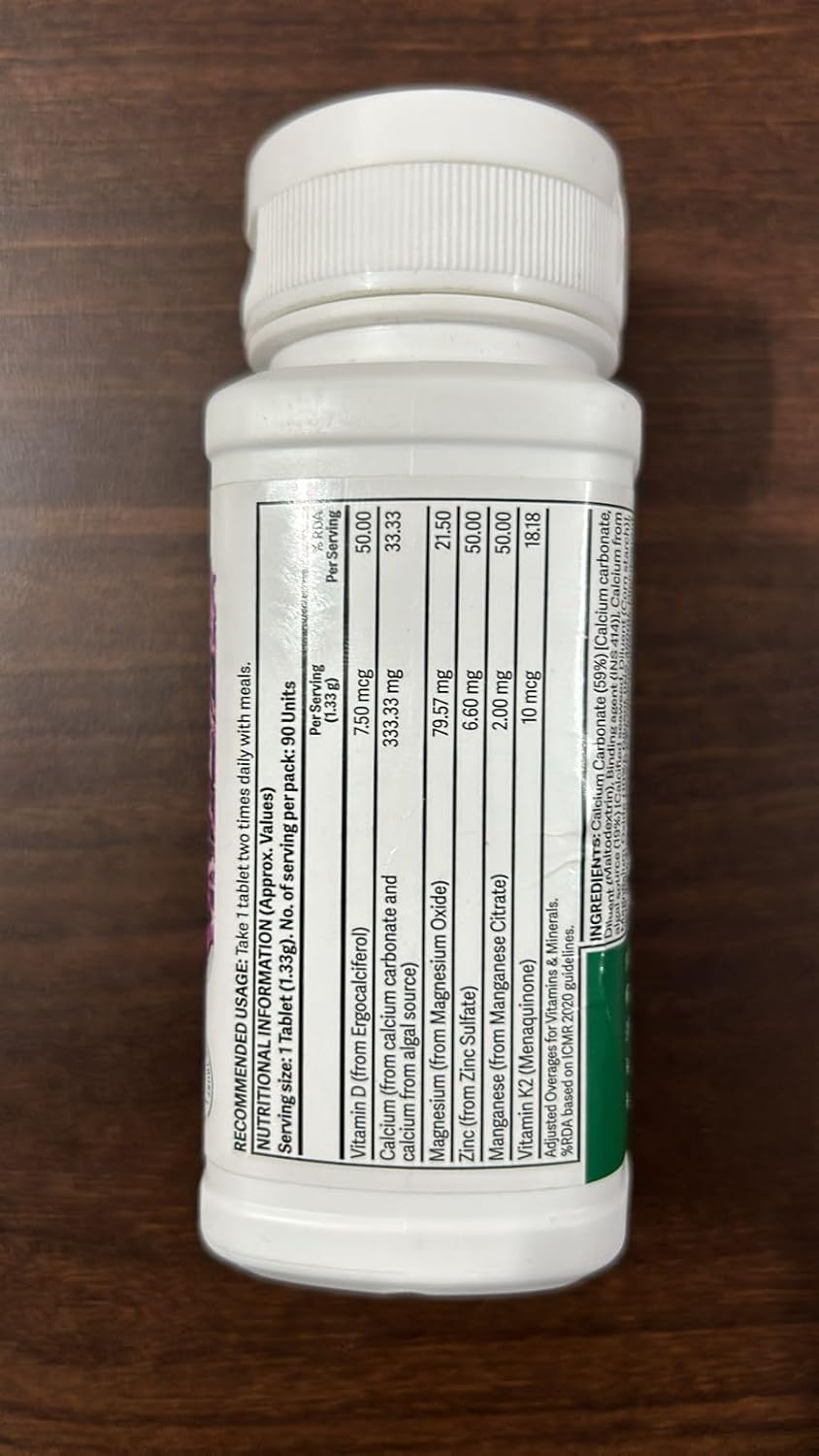 Zephivo Nutrilite Cal Mag D K2 90 Tabs
