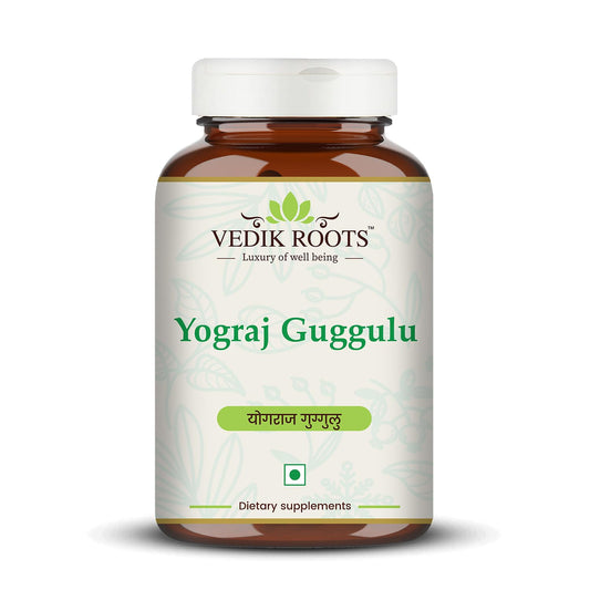 Yograj Guggulu - Ayurvedic Supplement For Joint Pain | Relief From Joint Discomfort | For Swelling & Stiffness | 60 Tablets (Pack of 1)