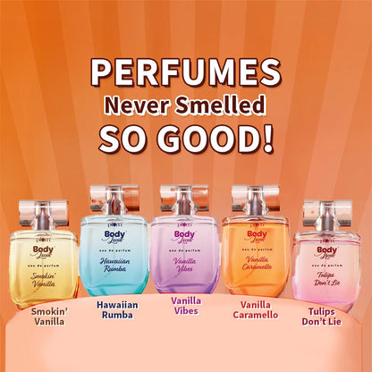 Plum BodyLovin' Vanilla Caramello Eau De Perfume (Parfum) 50 ml| Long-Lasting Gourmet Fragrance | Luxury Perfume for Women | Vanilla, Caramel & Pistachio Notes.