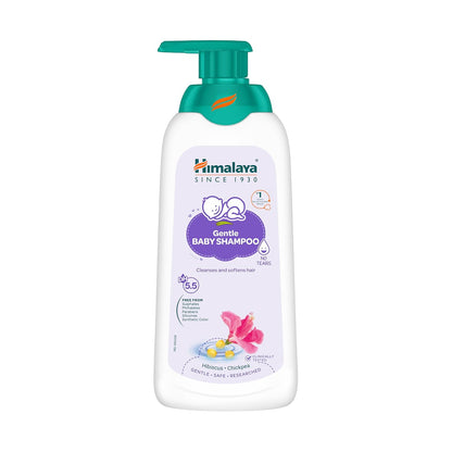 Himalaya Gentle Baby Shampoo with Hibiscus, Chickpea | No Tears | pH 5.5 | No.1 Doctor Recommended Brand | Cleanses, Softens & Nourishes hair | Safe for Newborns | Hypoallergenic