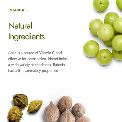 Kapiva Organic Triphala Powder 100g (Pack of 2) | Helps Relieve Constipation | Promotes Gut Health | Ayurvedic Digestive Support | Triphala Churna