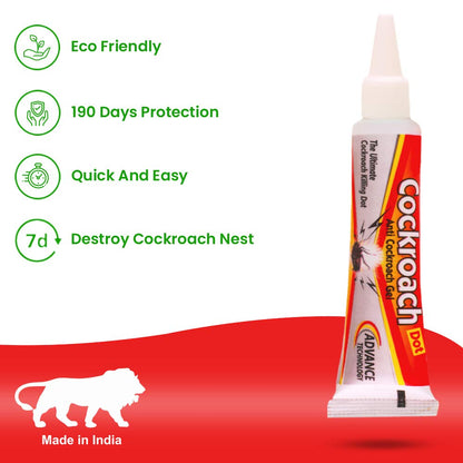 Cockroach Dot Cockroach Killer - Pest Control (Anti Cockroach Gel - Pack Of 1-20 Gms)