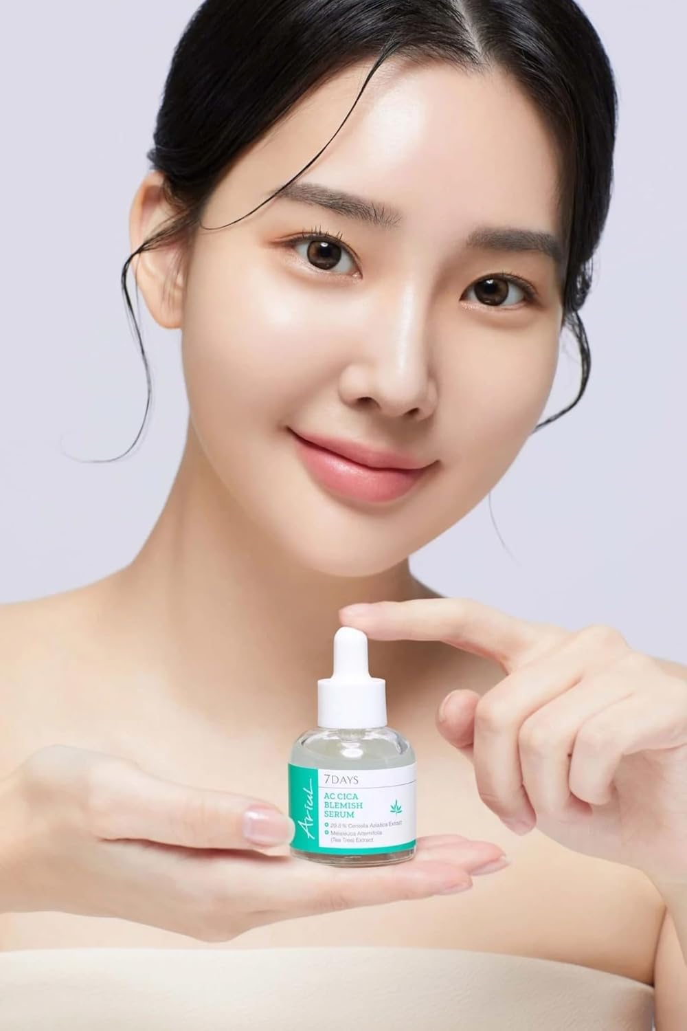 Ariul 7days AC Cica Blemish Serum (20ml) Korean Acne Care Serum with Centella & Tea Tree, Helps Calm Breakouts, Oil Control Pore Clearing Face Serum For Pimples, Redness & Acne Marks, Lightweight Skin Repair Serum