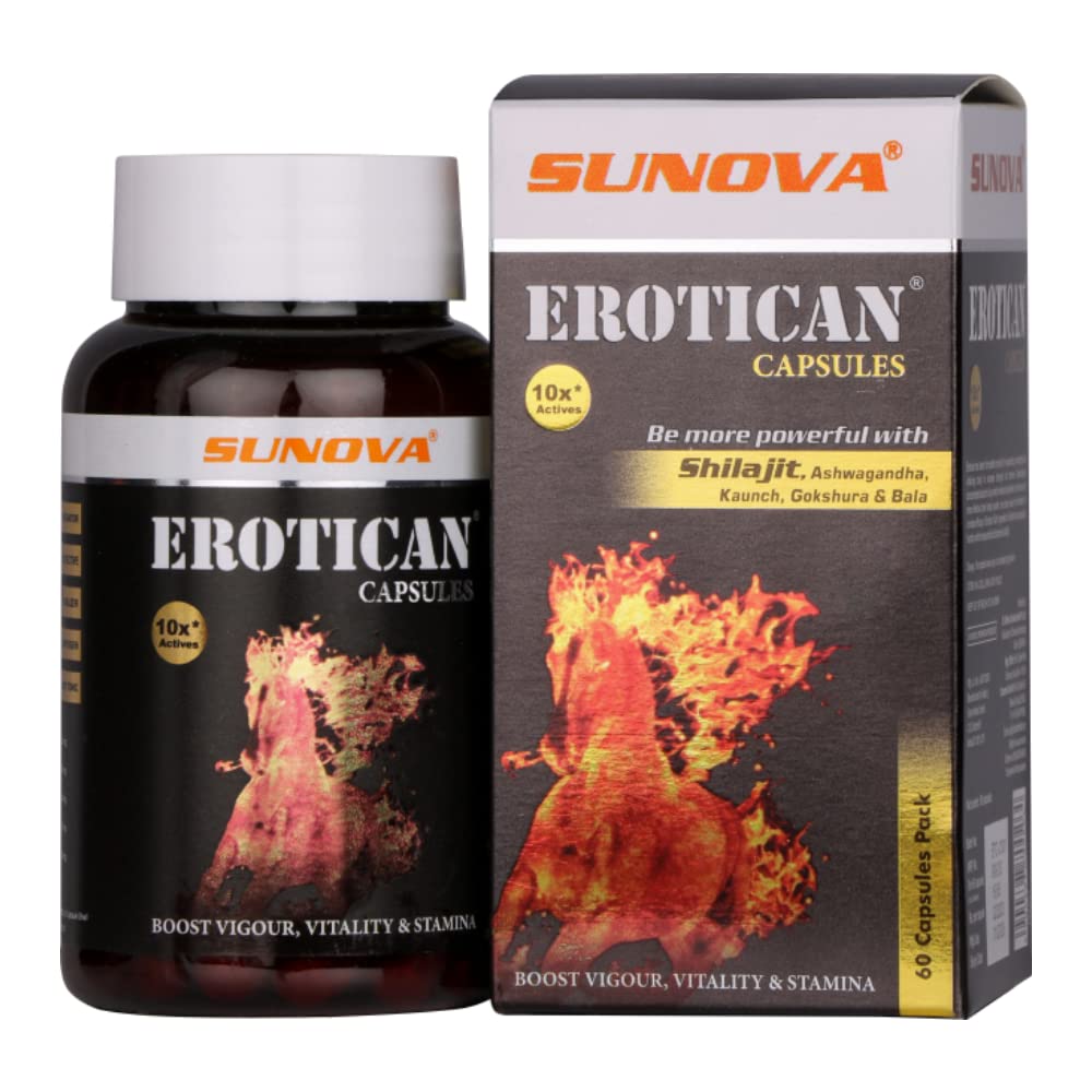 Erotican Capsules for MAN POWER - Pack of 1 (60 capsules)