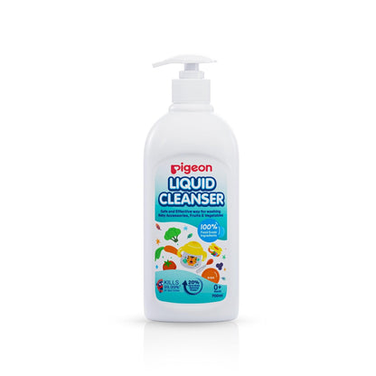 Pigeon Liquid Cleanser Naturals 700 ml | pH Friendly | No Added Color & Alcohol | Natural Baby Cleanser for Feeding Bottles, Accessories, Fruits & Vegetables