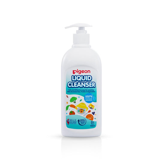Pigeon Liquid Cleanser Naturals 700 ml | pH Friendly | No Added Color & Alcohol | Natural Baby Cleanser for Feeding Bottles, Accessories, Fruits & Vegetables