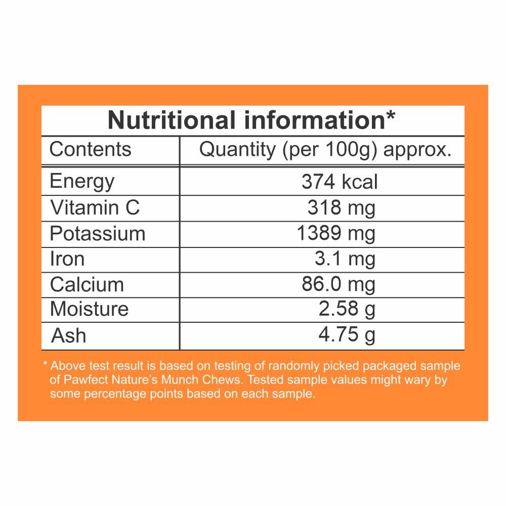 Pawfect Treats Nature's Munch Freeze-Dried Dog Treats Papaya Treats | Supports Digestion, Promotes Healthy Coat and Skin | Healthy Treats for Dogs | Dog Training Treats (40g) Pawfect