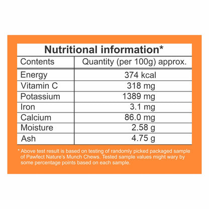 Pawfect Treats Nature's Munch Freeze-Dried Dog Treats Papaya Treats | Supports Digestion, Promotes Healthy Coat and Skin | Healthy Treats for Dogs | Dog Training Treats (40g) Pawfect