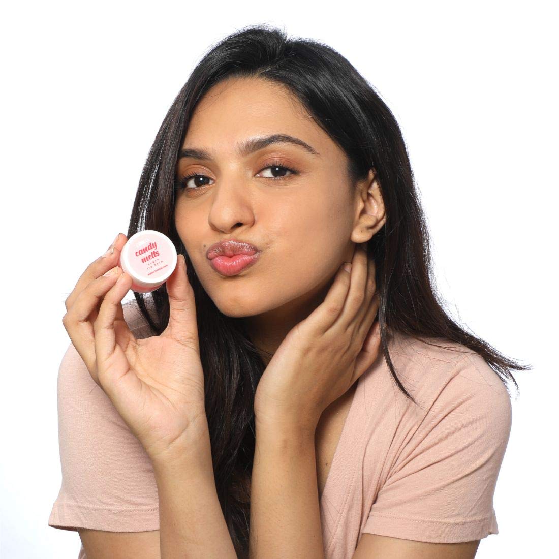 Plum Candy Melts Vegan Lip Balm | Melon Bubble-Yum | Natural UV Protection | Ultra Moisturization | Added Shine | 100% Vegan | Paraben Free | 12g