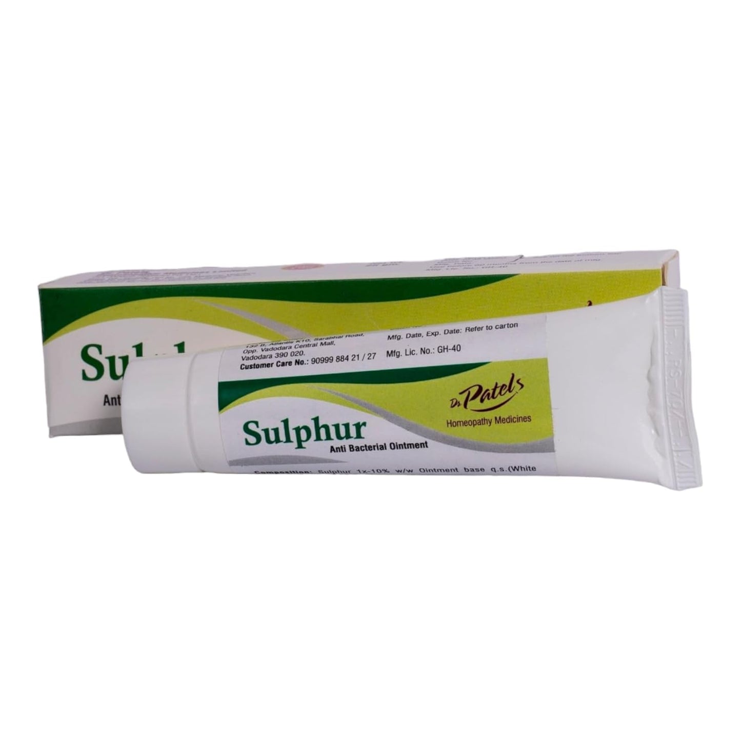 25g Homeopathic Sulphur Ointment | Ointment for Dark Spot, Acne Marks, and Tan Removal | Multipurpose Cream | - (Pack of 1)