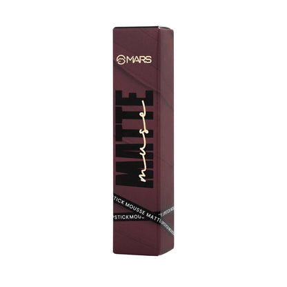 MARS Matte Muse Mousse Lipstick (3ml) (17-GLAM GODDESS) with Doe-Foot Applicator | Highly Pigmented | Smooth Texture | Hydrating Formula | Blurry Lips Effect