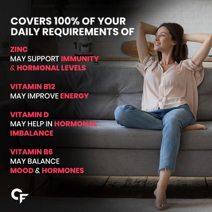 Carbamide Forte PCOS Supplements for Women with 40:1 Ratio of Myo Inositol to D Chiro Inositol | Inositol Supplement for PCOS - 60 Veg Orange Flavoured Gummies, 275 Grams