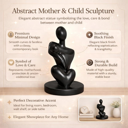 Mother Hugging Baby Figurine, Mother Baby Statue Showpiece Gift, motherr Child Statue, Home Decor Items, House Warming Gifts Mother's Day, Baby Shower Gifts for Mom to be