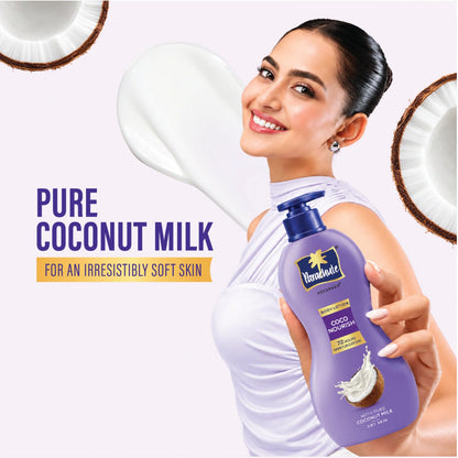 Parachute Advansed Coco Nourish Body Lotion with Pure Coconut Milk, 10 Layer Deep Action | 72 Hr | Moisturizer | Deep Nourishment | For Dry Skin | For Women | For Winter | Daily Use 600ml