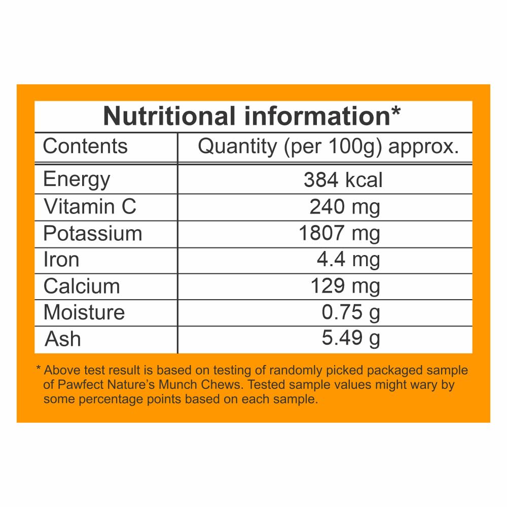Pawfect Treats Nature's Munch Freeze-Dried Finest Pumpkin Treats for Dogs | Hypoallergenic Dog Treats, Grain-Free | Healthy Dog Treats (20 G),All Life Stages
