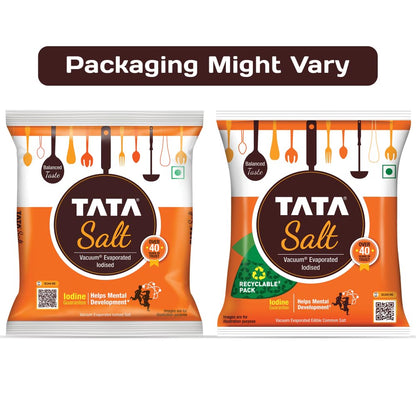 Tata Salt 1 Kg, Free Flowing and Iodised Namak, Vacuum Evaporated, Salt in Fresh