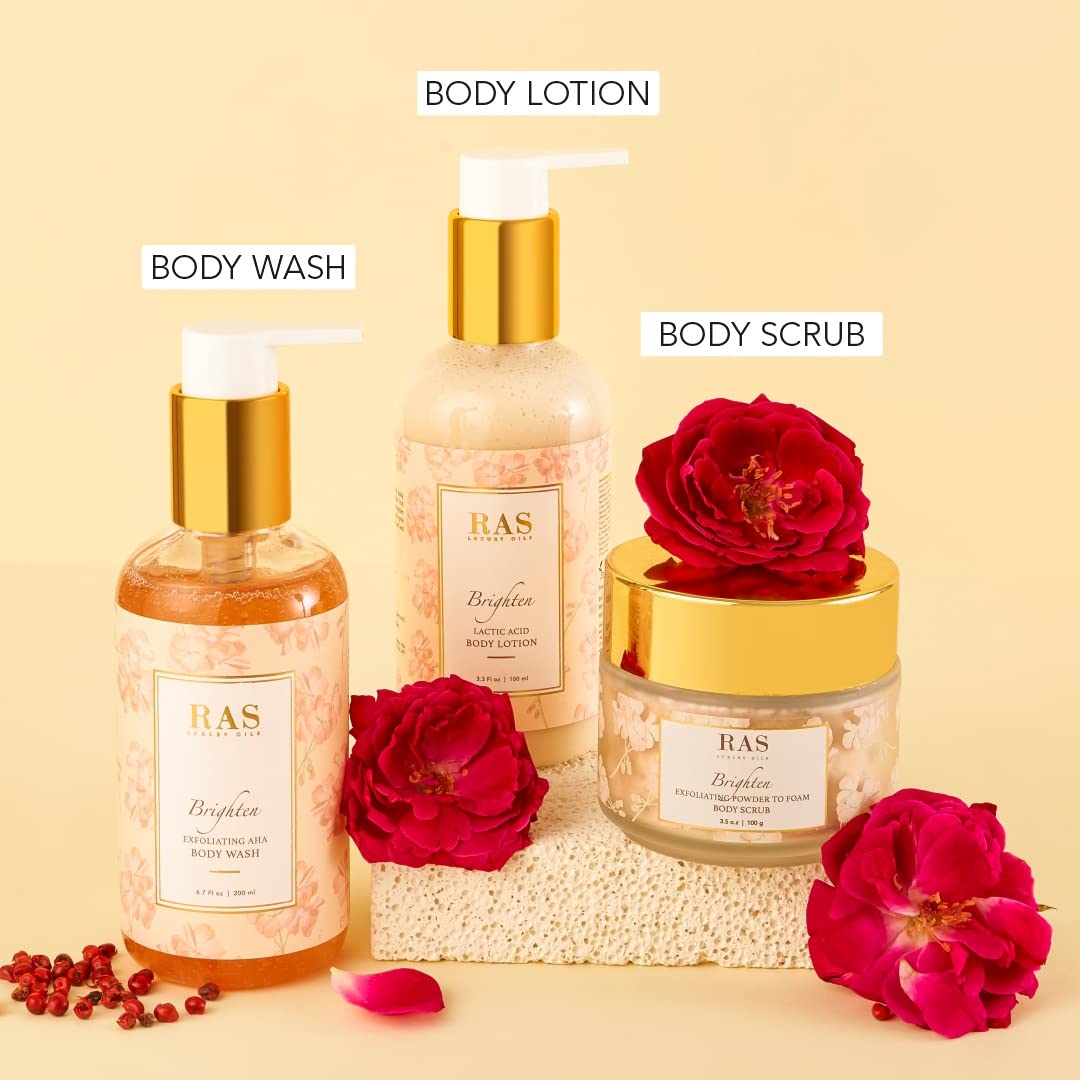 RAS Luxury Oils Refresh Weightless Body Lotion, Wild Sage & Sea Salt; Decongests & Refreshes; Moisturises & Softens; 200ml