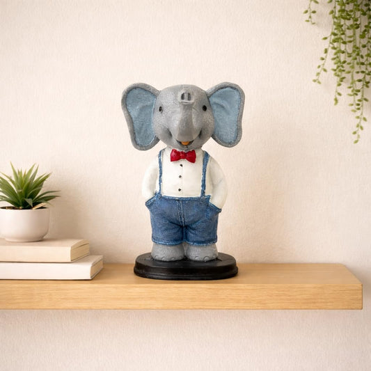 Elephant Statue Showpiece Resin Elephant Decorative Items for Home, Living Room, Office Table, Desk Gifts Decoration Items