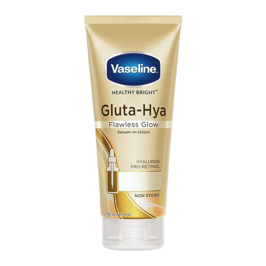 Vaseline Gluta-Hya serum-in-lication tube on a white background