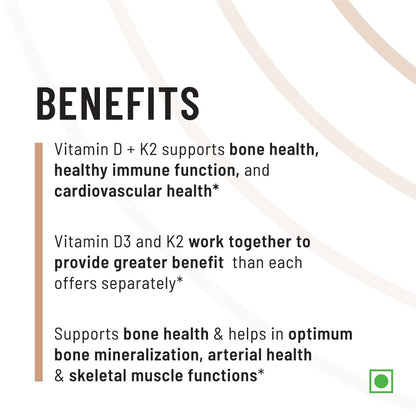 Zephivo Unived Basics D3+K2 (MK-7) | Vegan Vitamin D3 600 IU & Vitamin K2-7 (MenaquinGold) 55mcg | Immunity, Heart, Muscle, & Bone Health | Plant-Based & Natural | 30 Vegan Capsules
