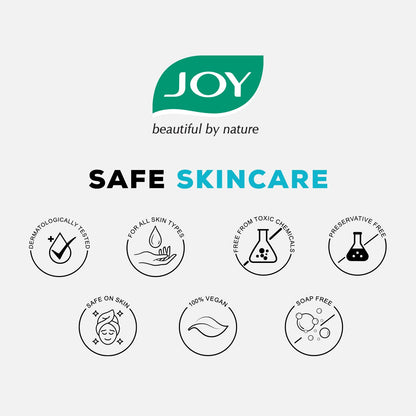 Joy Activated Charcoal Face Pack for Skin Purification & Detoxification (250gm) | Clay Mask with Bentonite & Kaolin Clay for Men & Women | Removes Dirt, Controls Sebum & Reduces Wrinkles