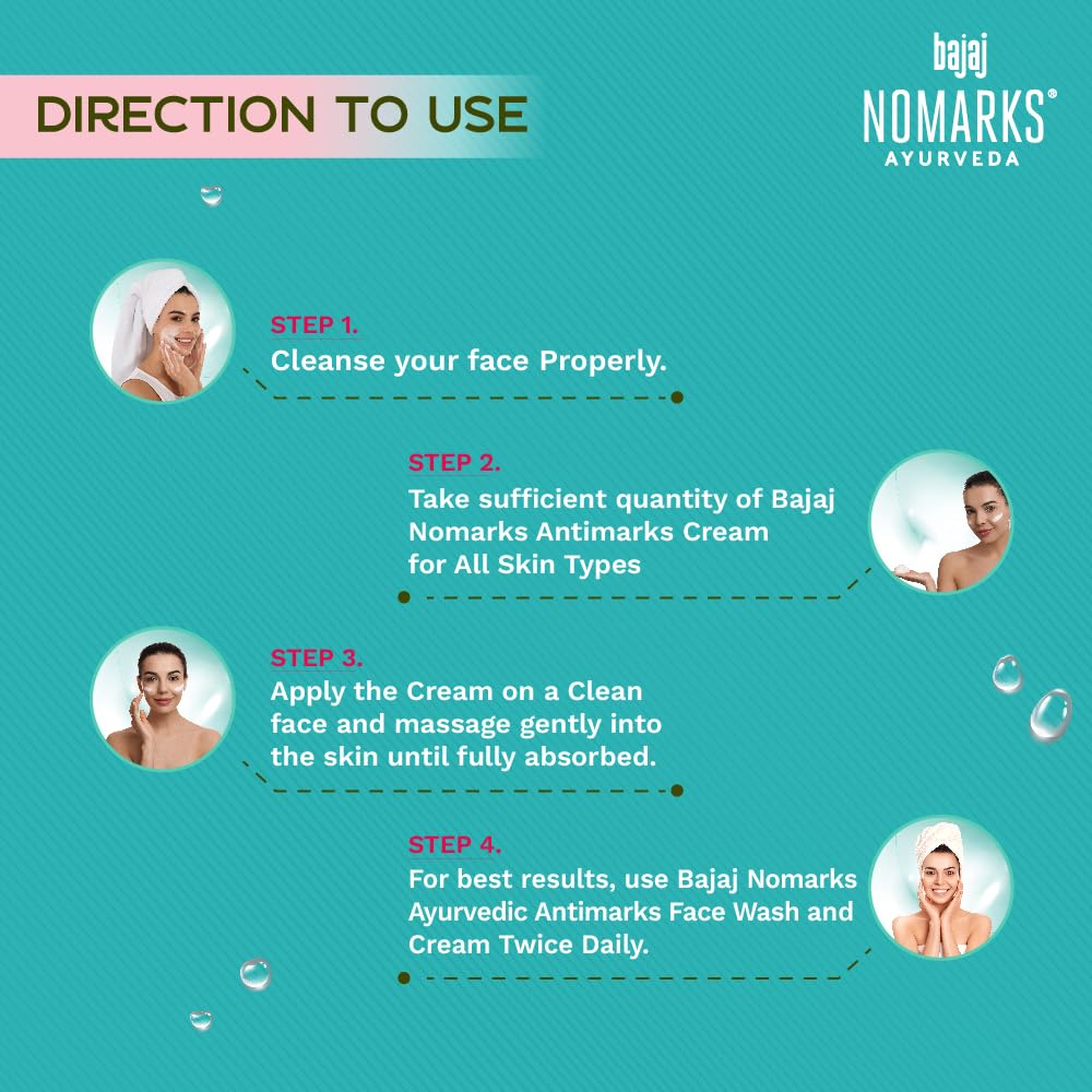 Bajaj Nomarks Ayurveda Cream for Normal Skin,25gm