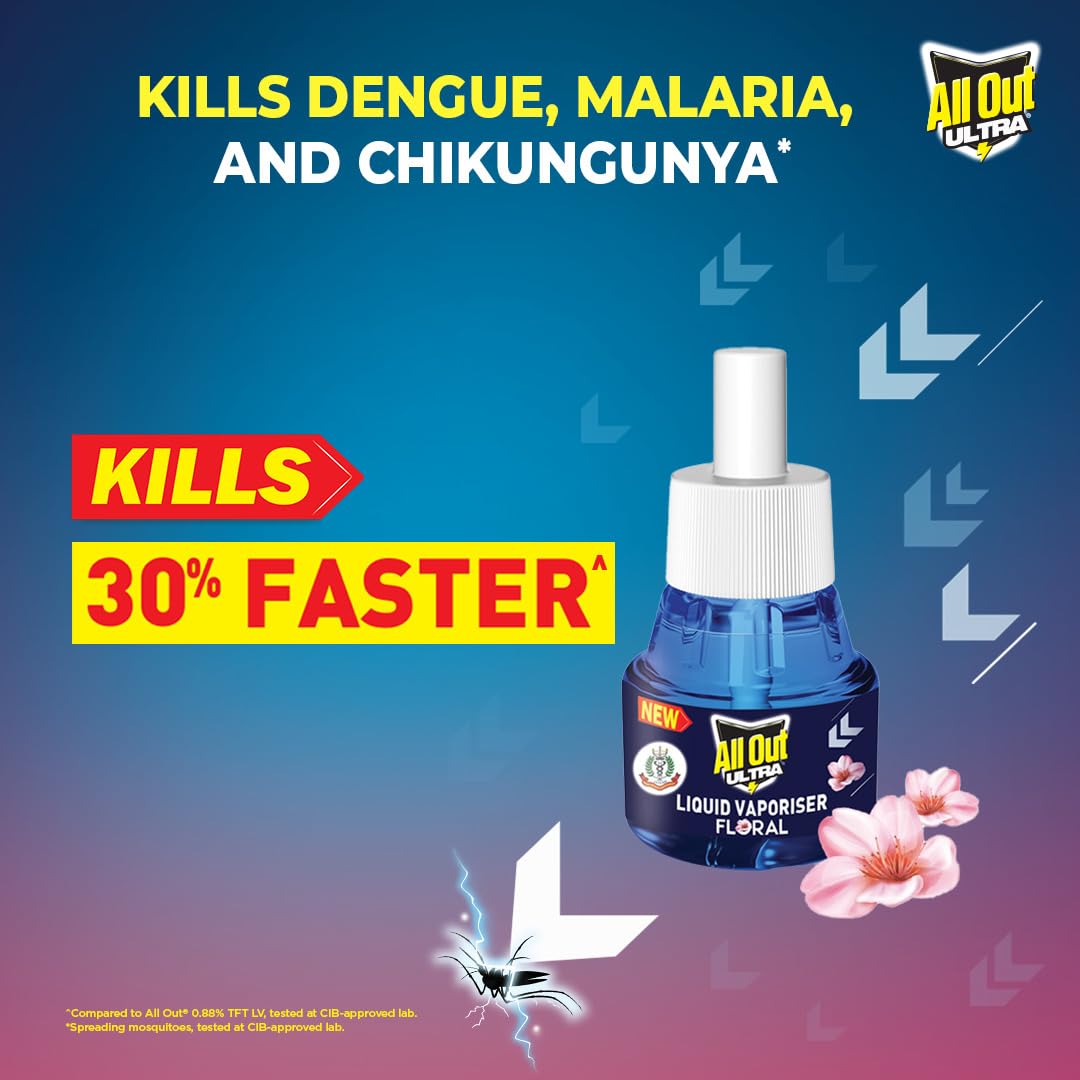 All Out Ultra Power+ Floral Fragrance (Single Refill) 45ML