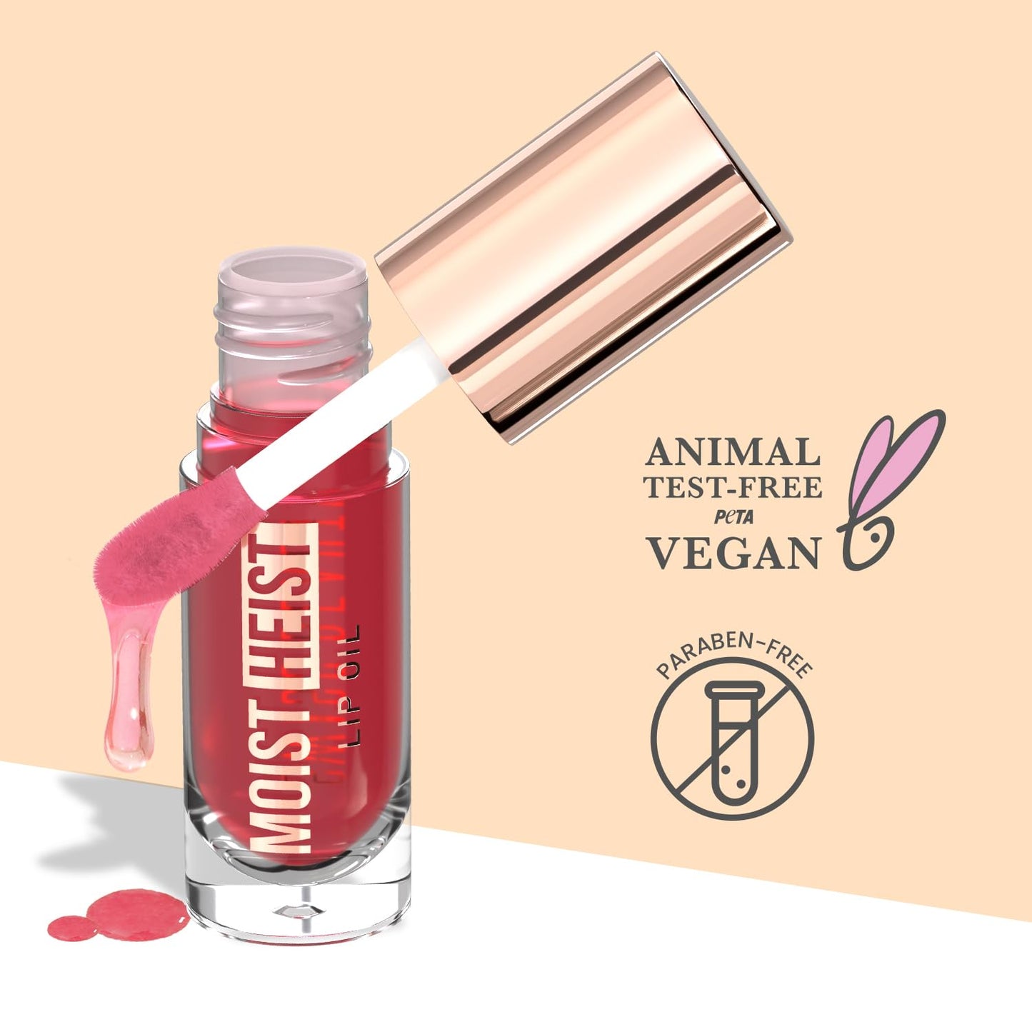 Swiss Beauty Moist Heist Lip Oil | Colour-Changing | With Vitamin E & Mint Oil | Nourish & Protect | Shade- 2: Cucumber Trap, 4.8g